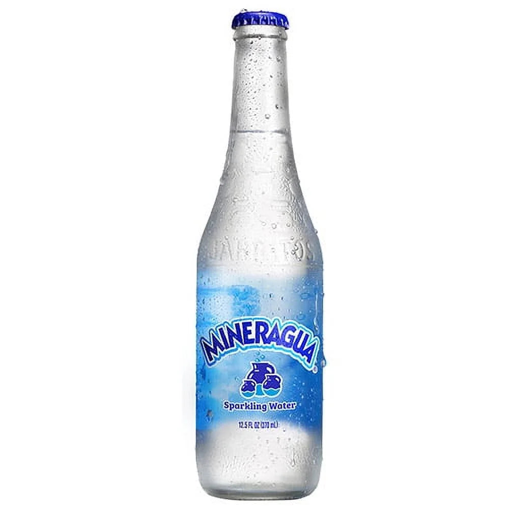 Mineragua Sparkling Water Plain - Refreshing Mineral Water, 12.5 oz (9-Pack)