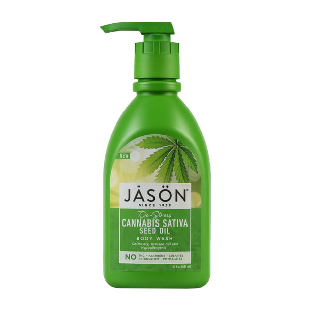 Jason Cannabis Sativa Body Wash - 30 Fl Oz - Cozy Farm