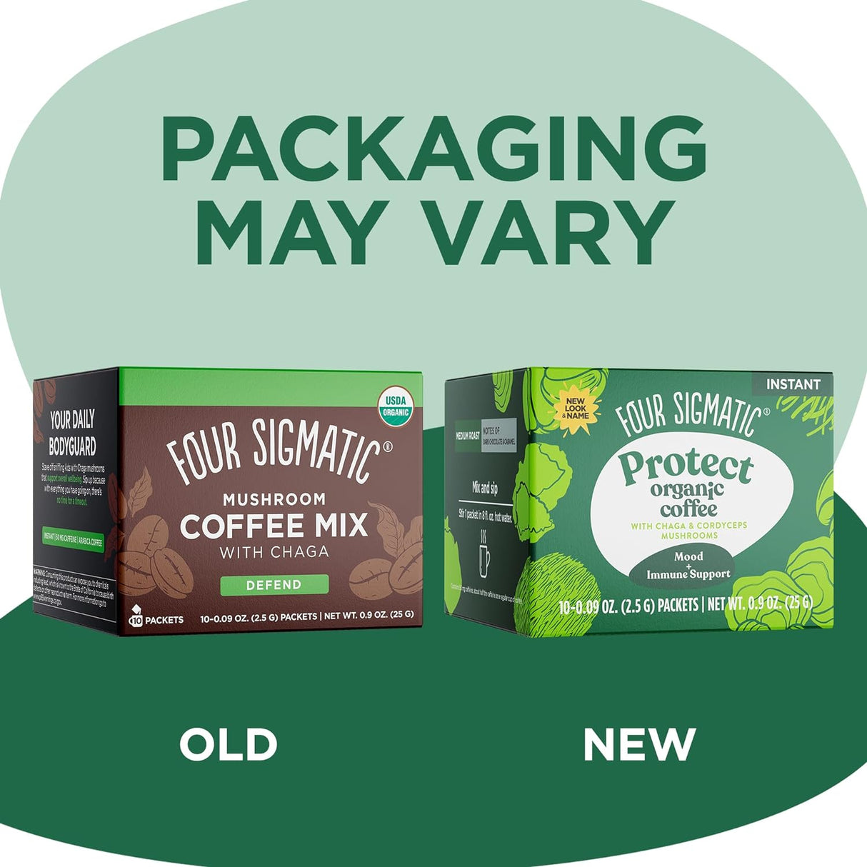 Four Sigmatic Cordyceps and Chaga Mushroom Coffee - 10 Pods - Cozy Farm
