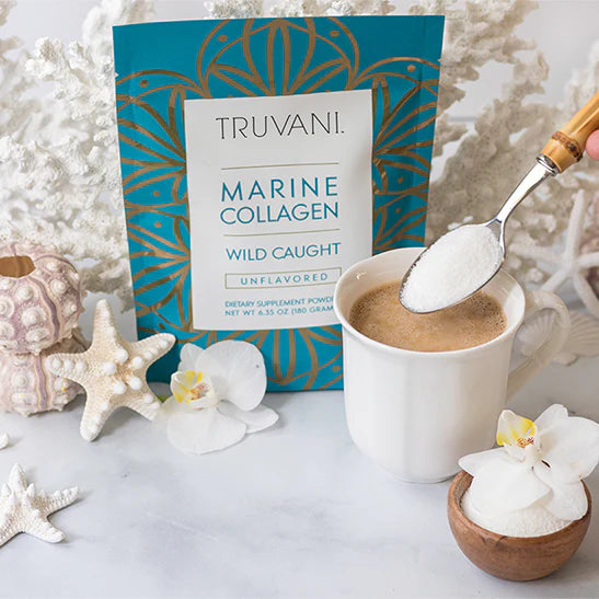 Truvani Marine Collagen Powder Unflavored 6.35oz - Cozy Farm