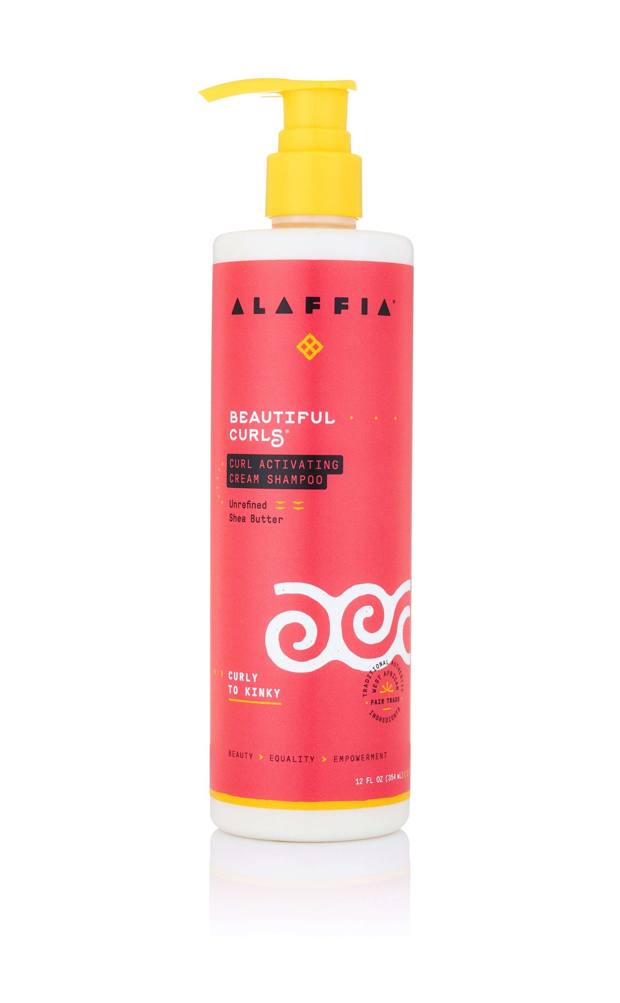 Alaffia Temperature-Regulating Curl Activating Shampoo (12 Fl Oz) - Cozy Farm