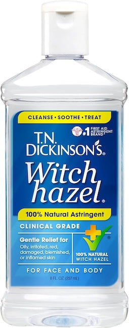 Dickinson's Original Witch Hazel, Cooling & Refreshing Liquid Astringent, 8 Fl Oz - Cozy Farm