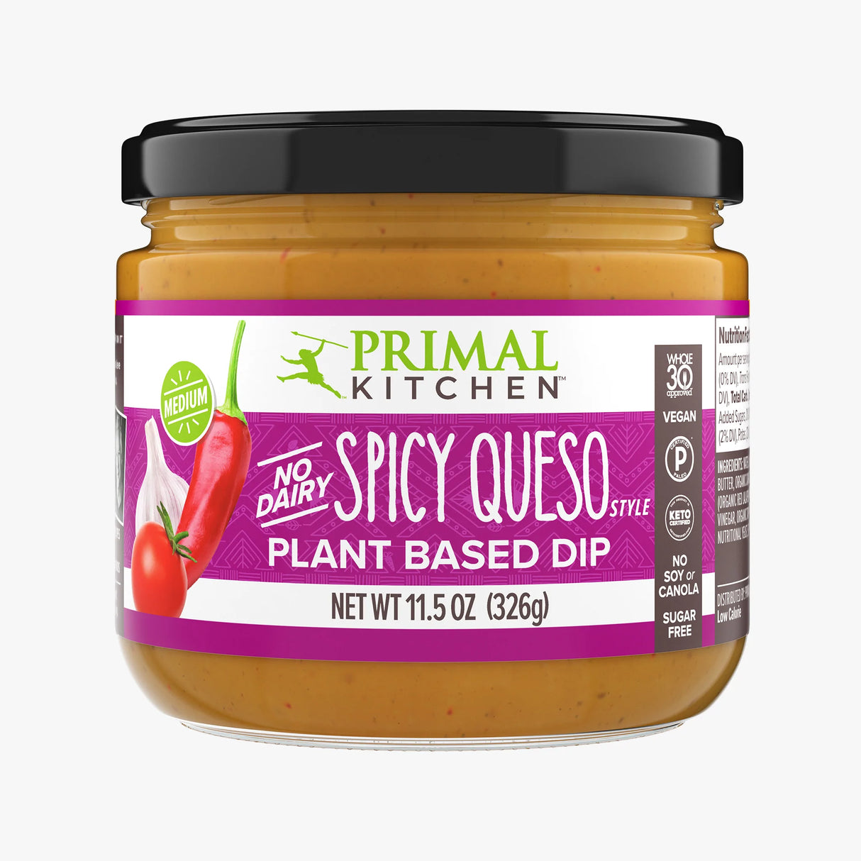 Primal Kitchen Plant-Based Spicy Queso Dip (11.5 Oz., Pack of 6) - Cozy Farm