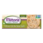 Milton's Olive Oil & Sea Salt Crackers, 6.8 Oz Case - Cozy Farm