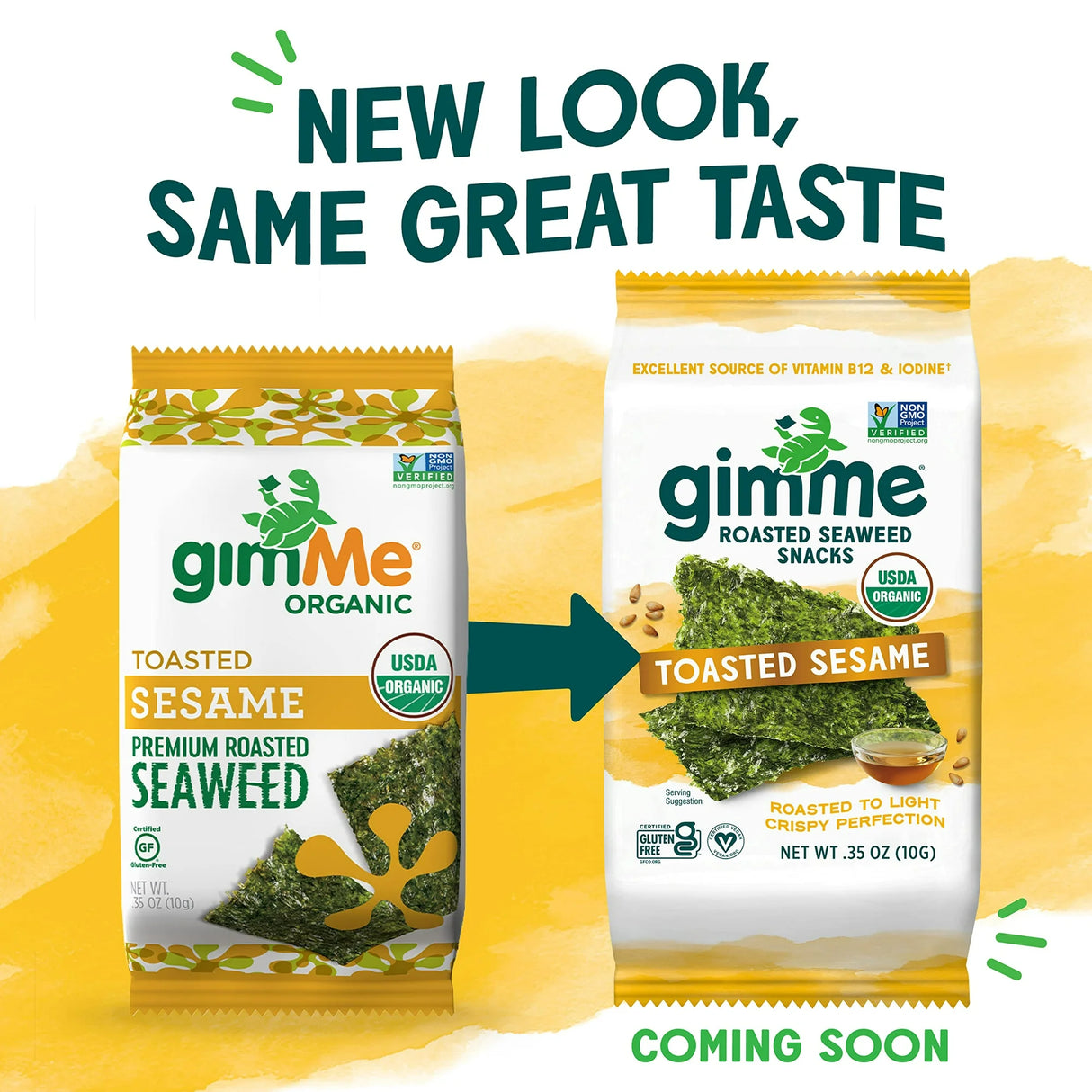 Gimme Organic Roasted Sesame, 0.35 oz., Case of 12