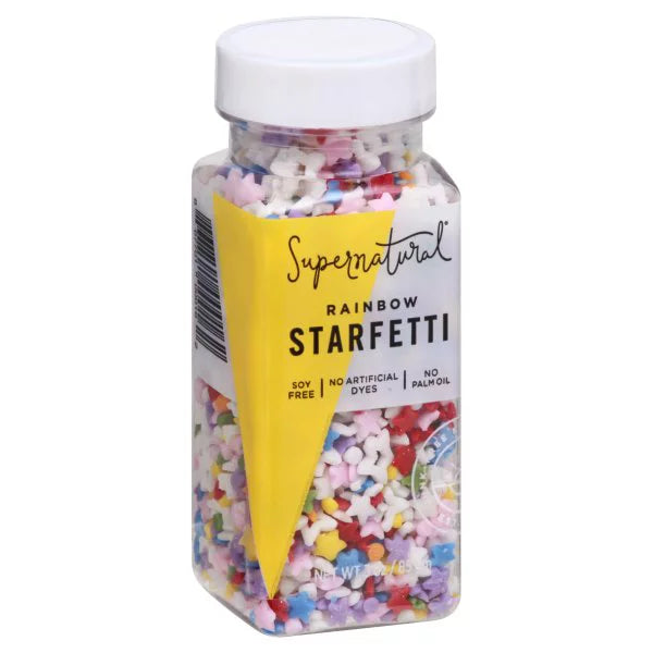Rainbow Starfetti Supernatural Sprnkl, 3 Oz - Case of 6 - Cozy Farm
