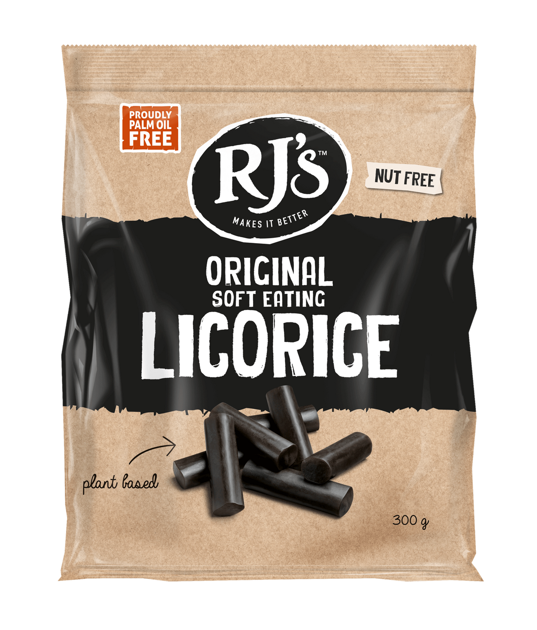 RJ's Licorice Soft Eating Licorice - Original Flavor - 7.05 Oz. Pack of 8 - Cozy Farm