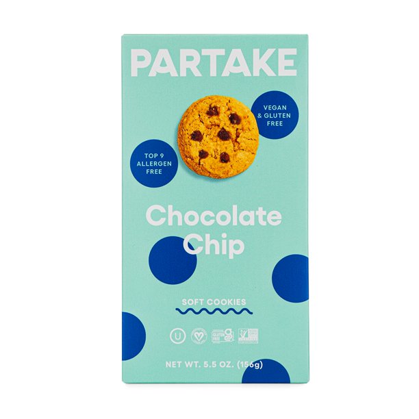 Partake Foods Soft Baked Double Chocolate Cookies (Pack of 6 - 5.5 Oz) - Cozy Farm