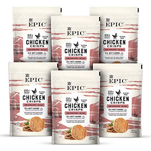 Epic Chicken and Himalayan Salt Crisps (Pack of 6) - Cozy Farm
