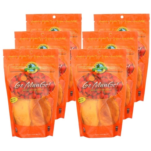 Go Mango! Dried Mango Slices (6 x 12oz) - International Harvest - Cozy Farm