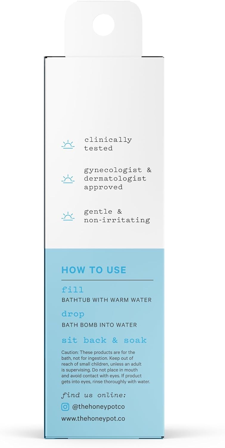 Honey Pot Bath Bombs: Calming Unscented Relaxation (3 ct) - Cozy Farm