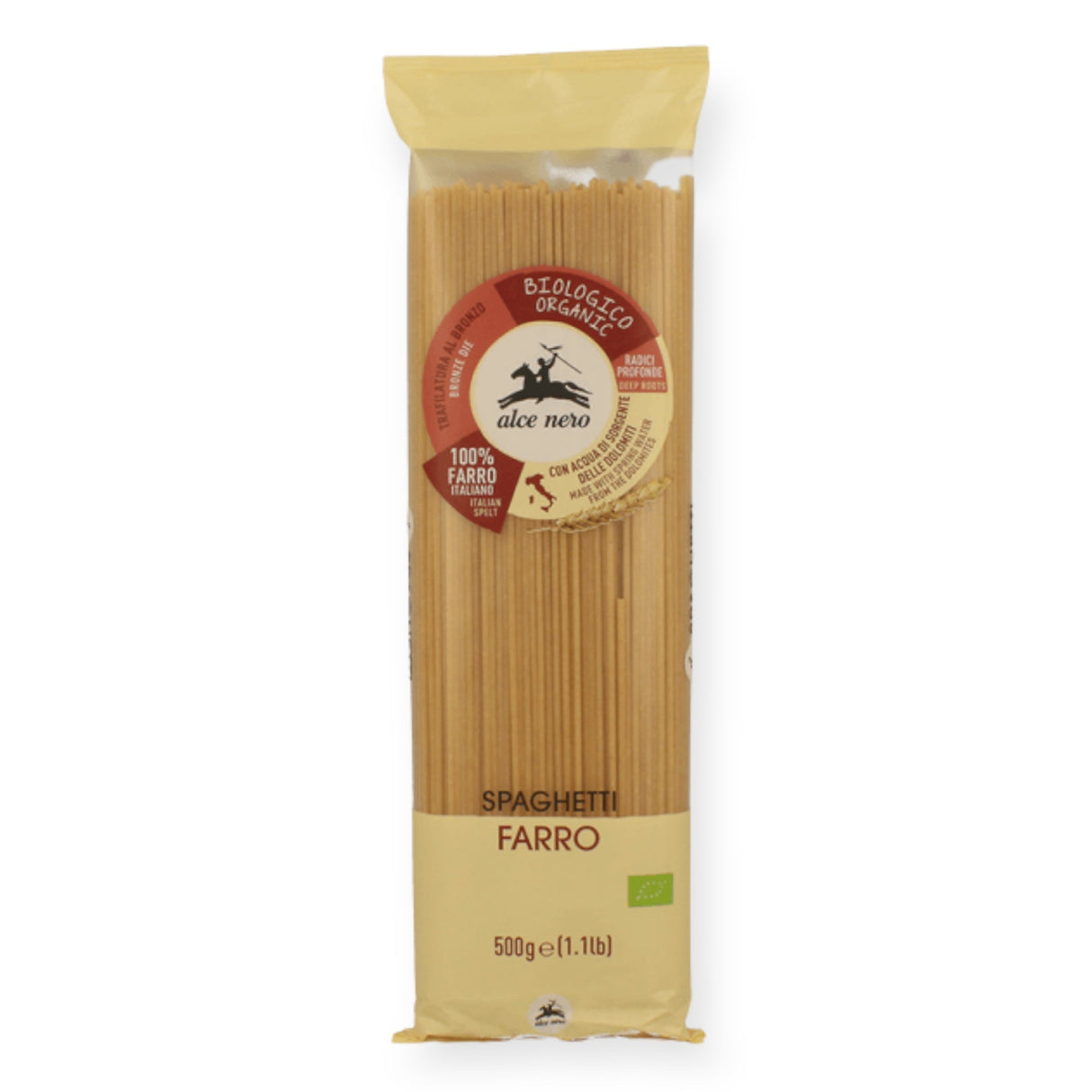 Alce Nero Organic Whole Emmer Spaghetti 500g