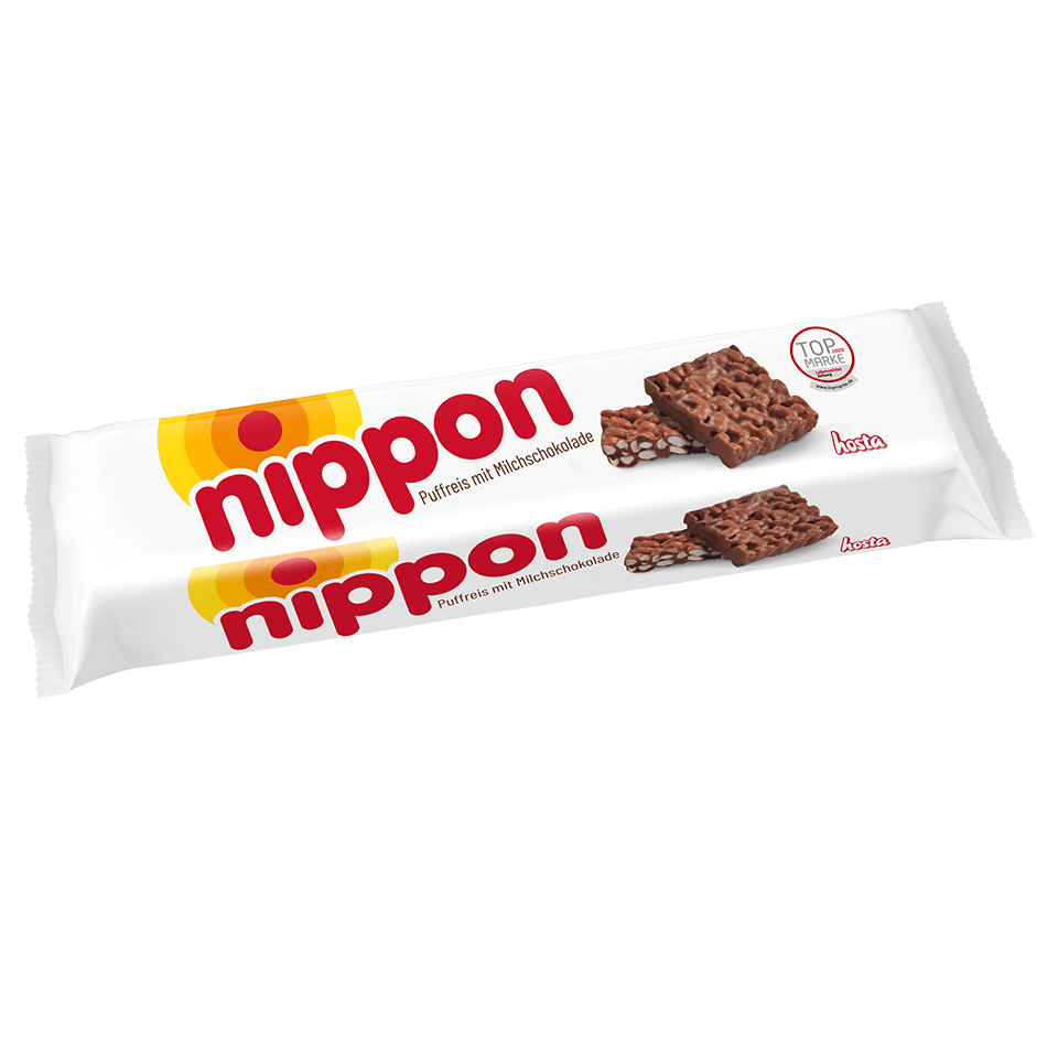 Nippon – The Original! Fluffy and light puffed rice with chocolate coating.
