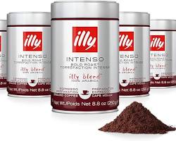 Illy Caffe Coffee - Dark Roast - Ground - 8.8 Oz - Case of 6 - Cozy Farm