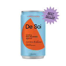 De Soi - Sparkling Italiano Spritz, 4/8 fl oz (Case of 6) - Non-Alcoholic Beverage