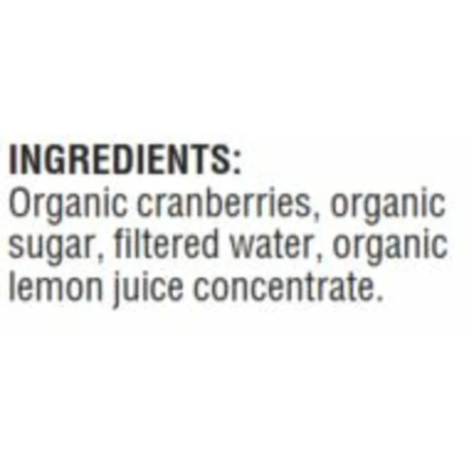 List of ingredients on a white background