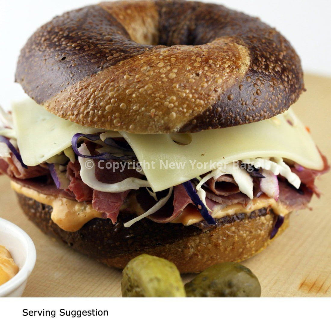 New York Marble Rye Bagels, Fresh Hand-Rolled NYC Bagels, Gift Box
