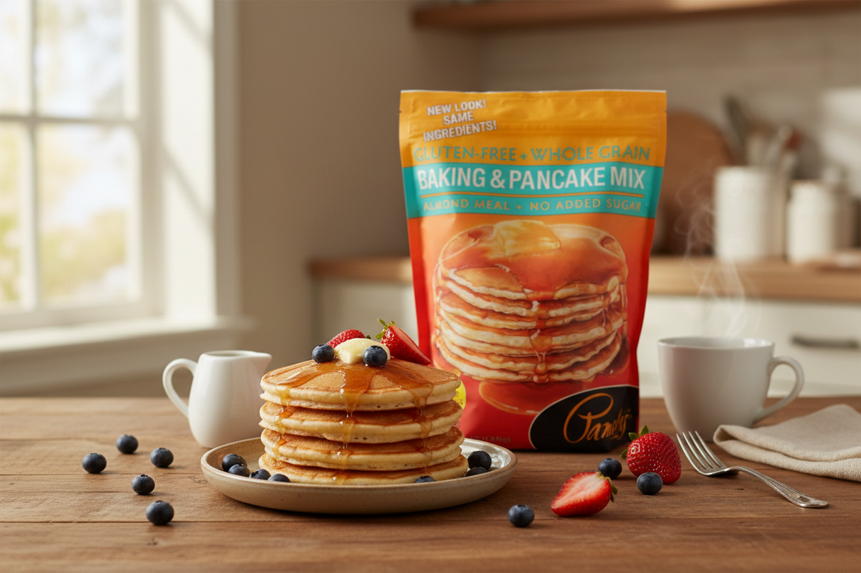 Pamela's Products Pancakes Breakfast Scene