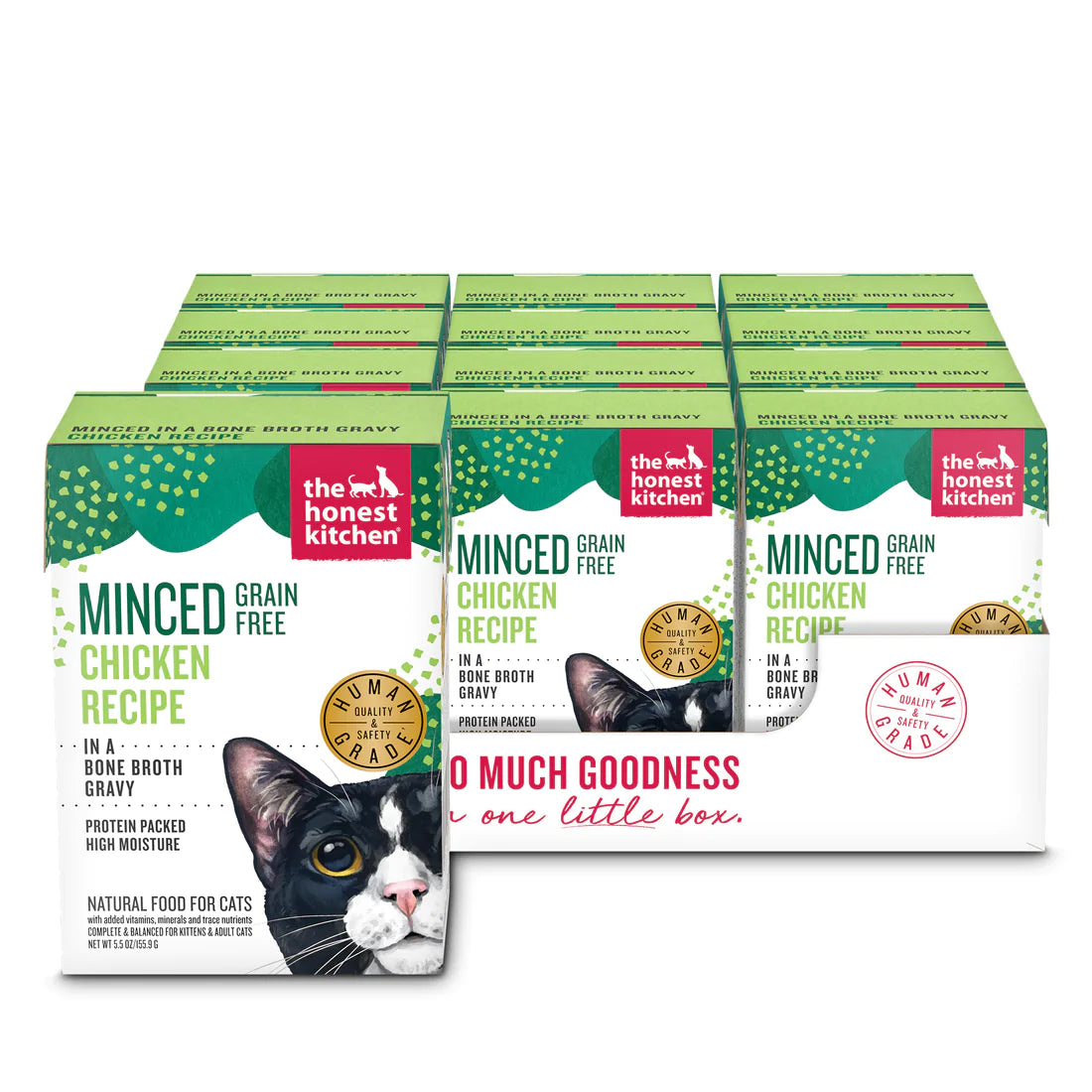 The Honest Kitchen - Cat Fd Minced Chicken Gravy (Pack of 12) 5.5 Oz - Cozy Farm