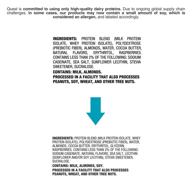 Quest Bar - White Chocolate Raspberry (2.12 Oz.), 12-Pack - Cozy Farm