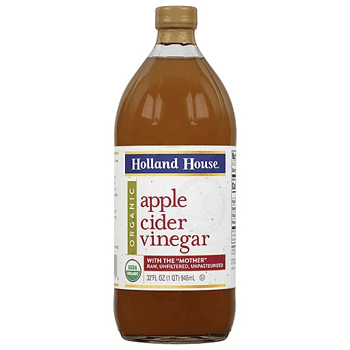 Holland House Apple Cider Vinegar - 32 Oz, Pack of 6 - Cozy Farm