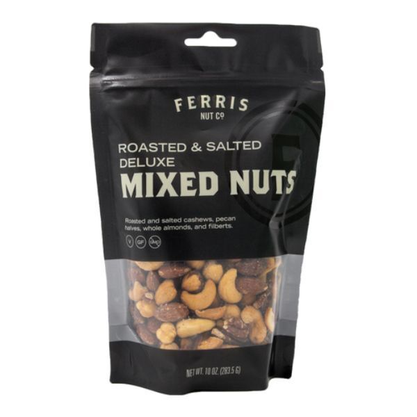 Ferris Nut Co. - Fancy Mixed Nuts Roasted & Salted, 10 oz (Pack of 12) - Gourmet Snack Nuts