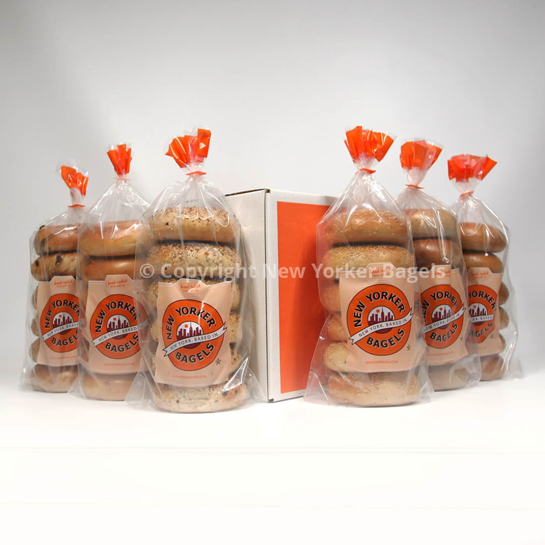 The Astoria, 3 Dozen NYC Bagels, 6 Varieties, Fresh Hand-Rolled, Gift Box