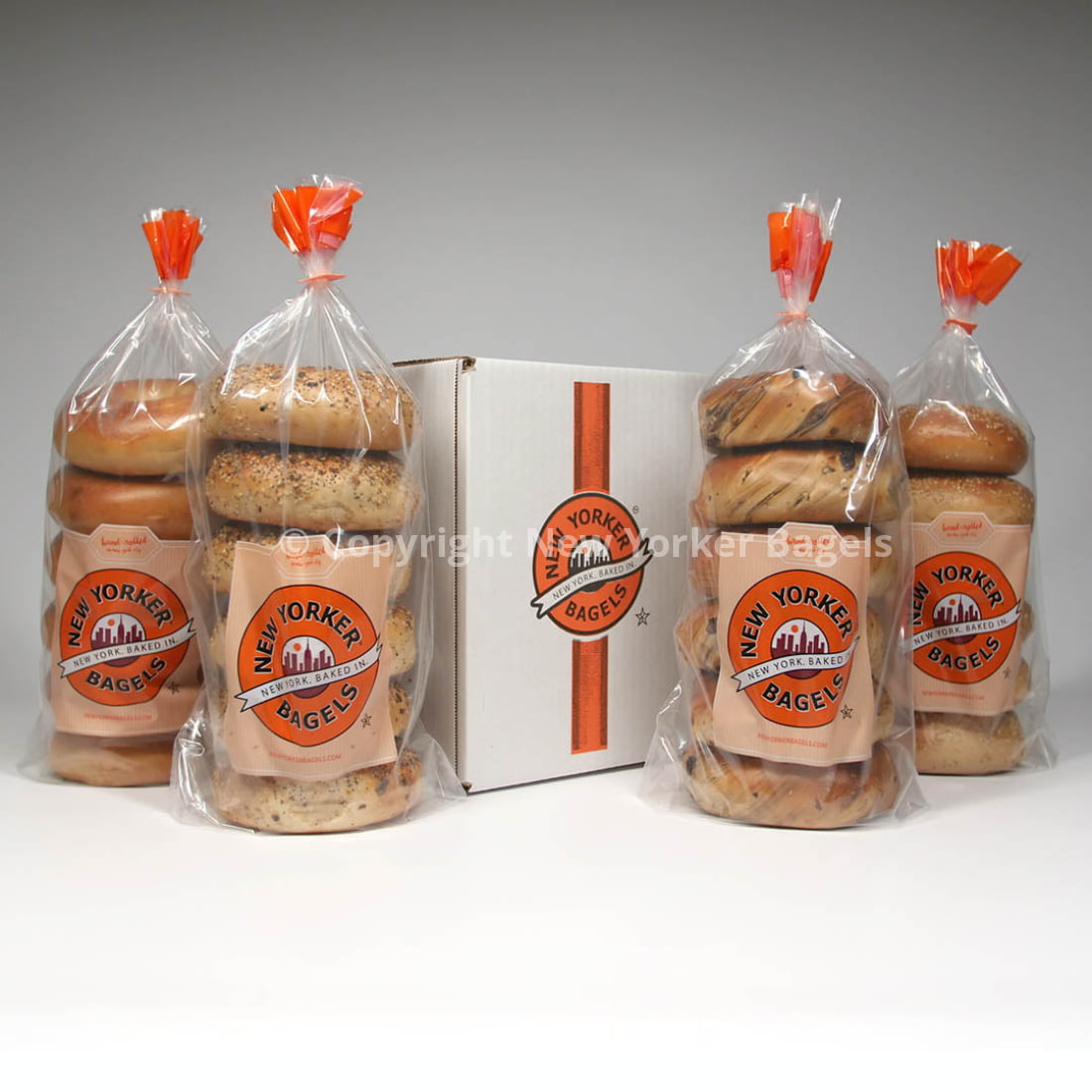 The New Yorker, 2 Dozen Classic NYC Bagels, 4 Varieties, Fresh Hand-Rolled