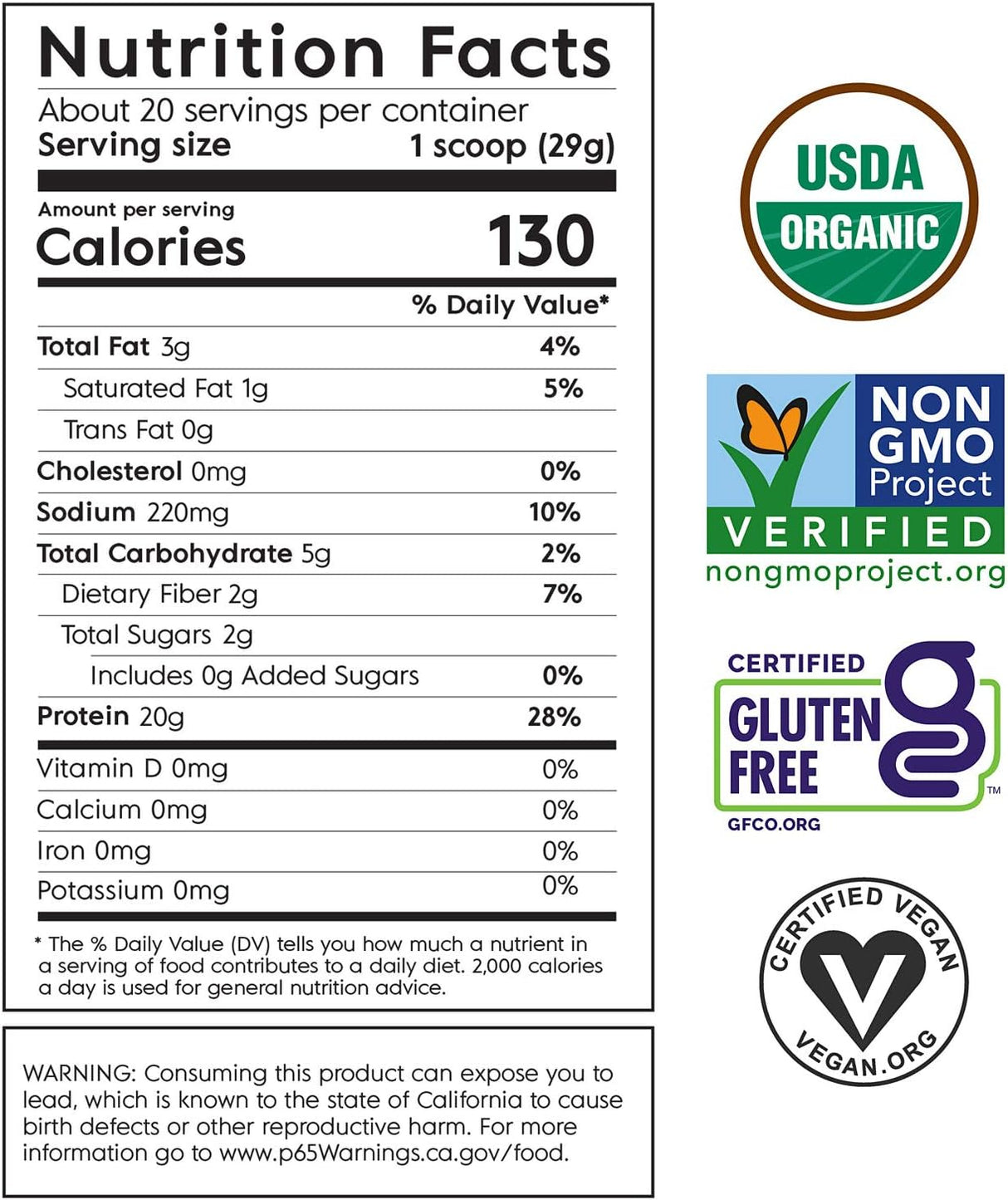 Truvani Vanilla Protein Powder - 20.95 Oz - Cozy Farm