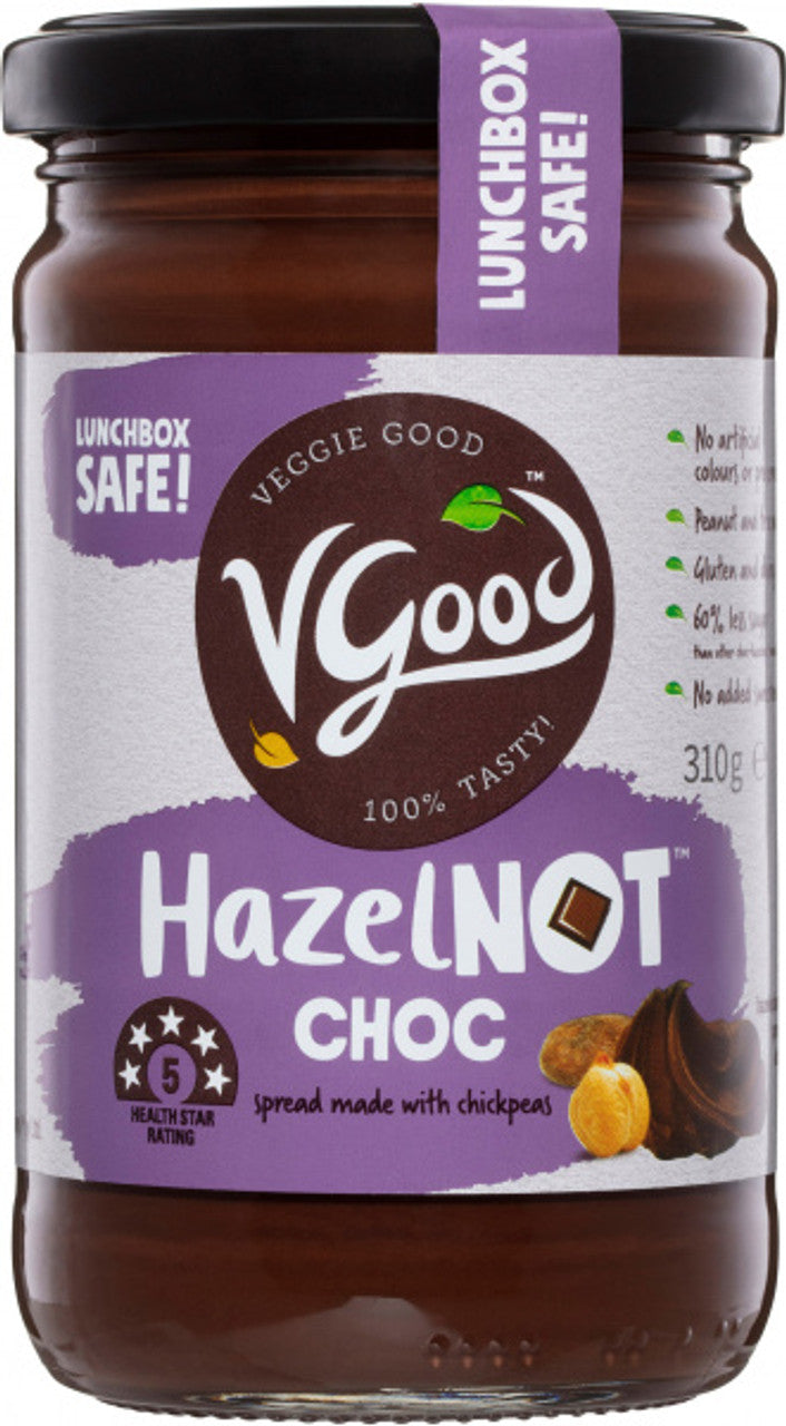 Vgood Chocolate con avellanas - Caja de 6 de 11 oz