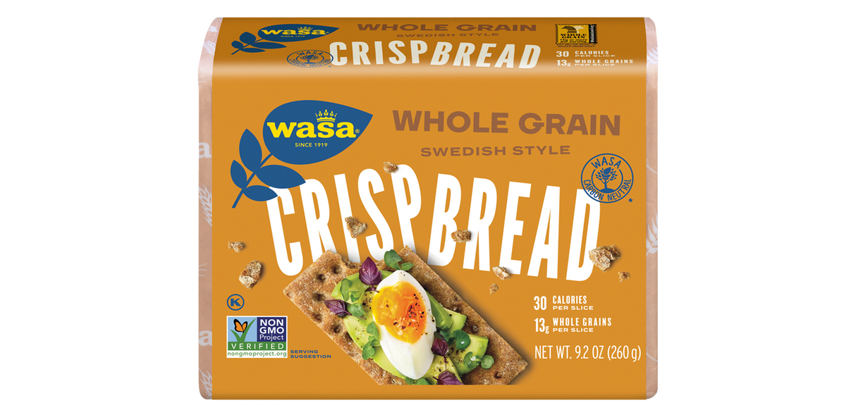 Wasa Whole Grain Crispbread, Swedish Style, (12 Pack, 9.2 Oz) - Cozy Farm