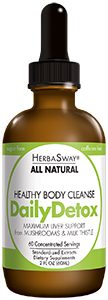 HerbaSway Daily Detox Liver Support Supplement, 2 fl oz