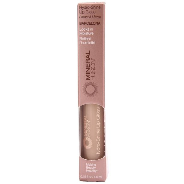 Mineral Fusion HydroShine Lip Gloss in Barcel - 0.15 Fl Oz - Cozy Farm