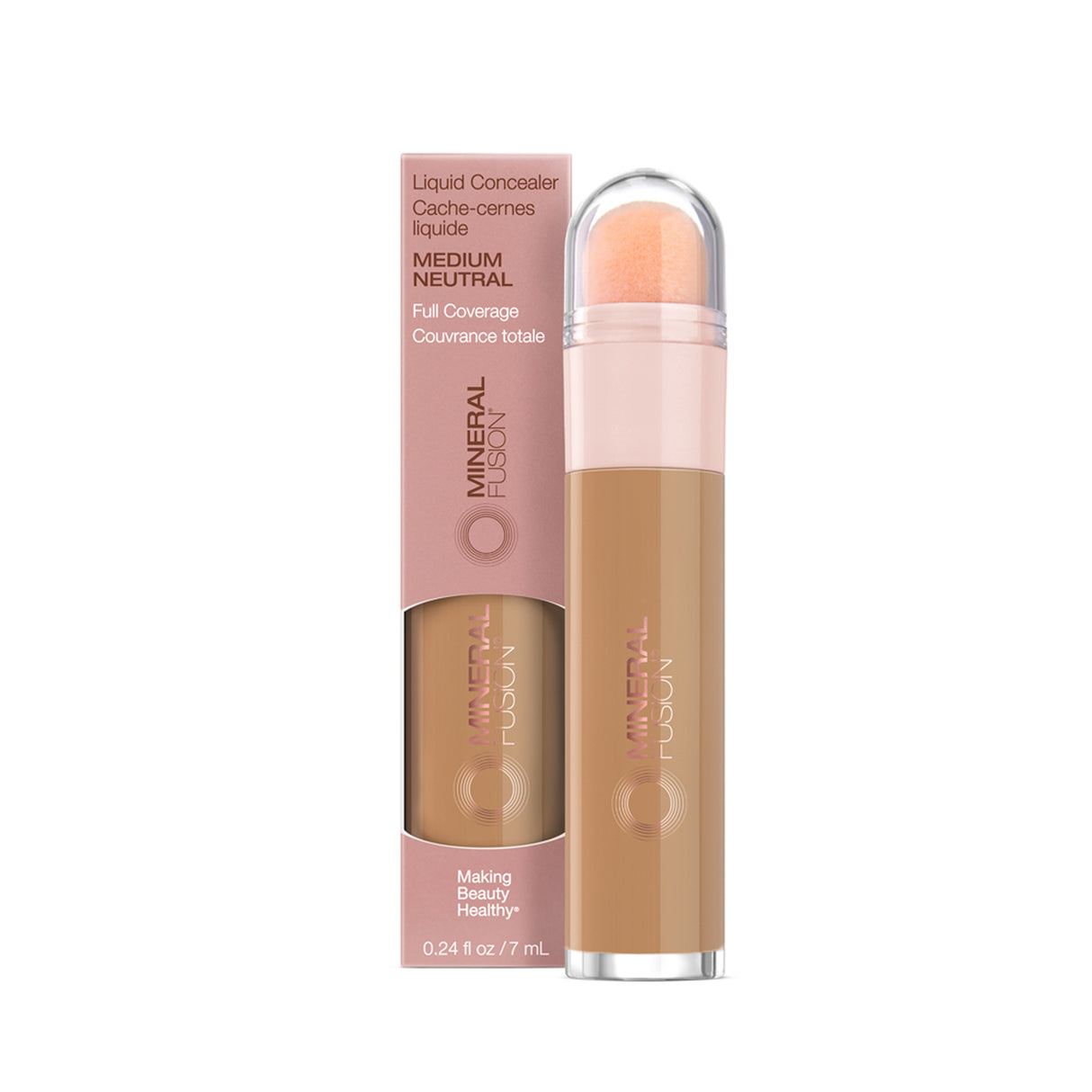 Mineral Fusion Liquid Concealer in Medium Neutral - 0.24 Fz - Cozy Farm