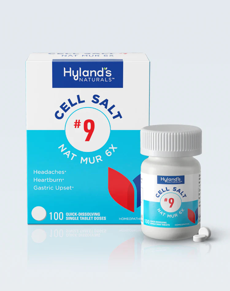 Hyland's Natural Mur 6x Cell Salts #9: Supports Muscles, Nerves, Immunity (100 Tablets) - Cozy Farm