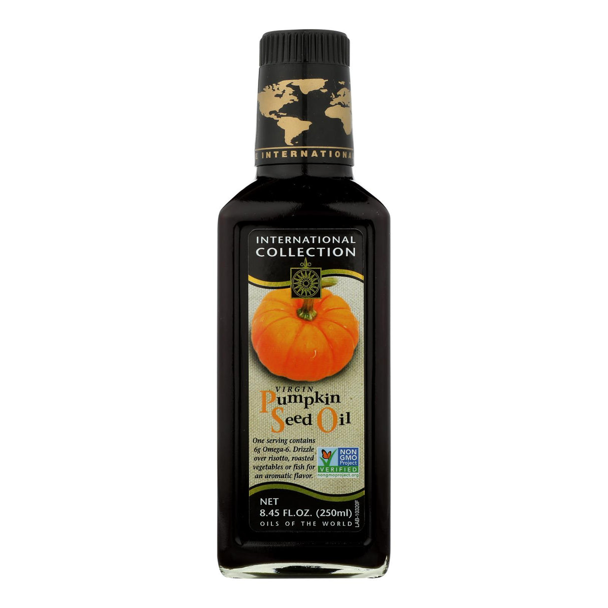 International Collection Oil, Virgin Pumpkin Seed Oil, Case of 6, 8.45 Fl Oz - Cozy Farm