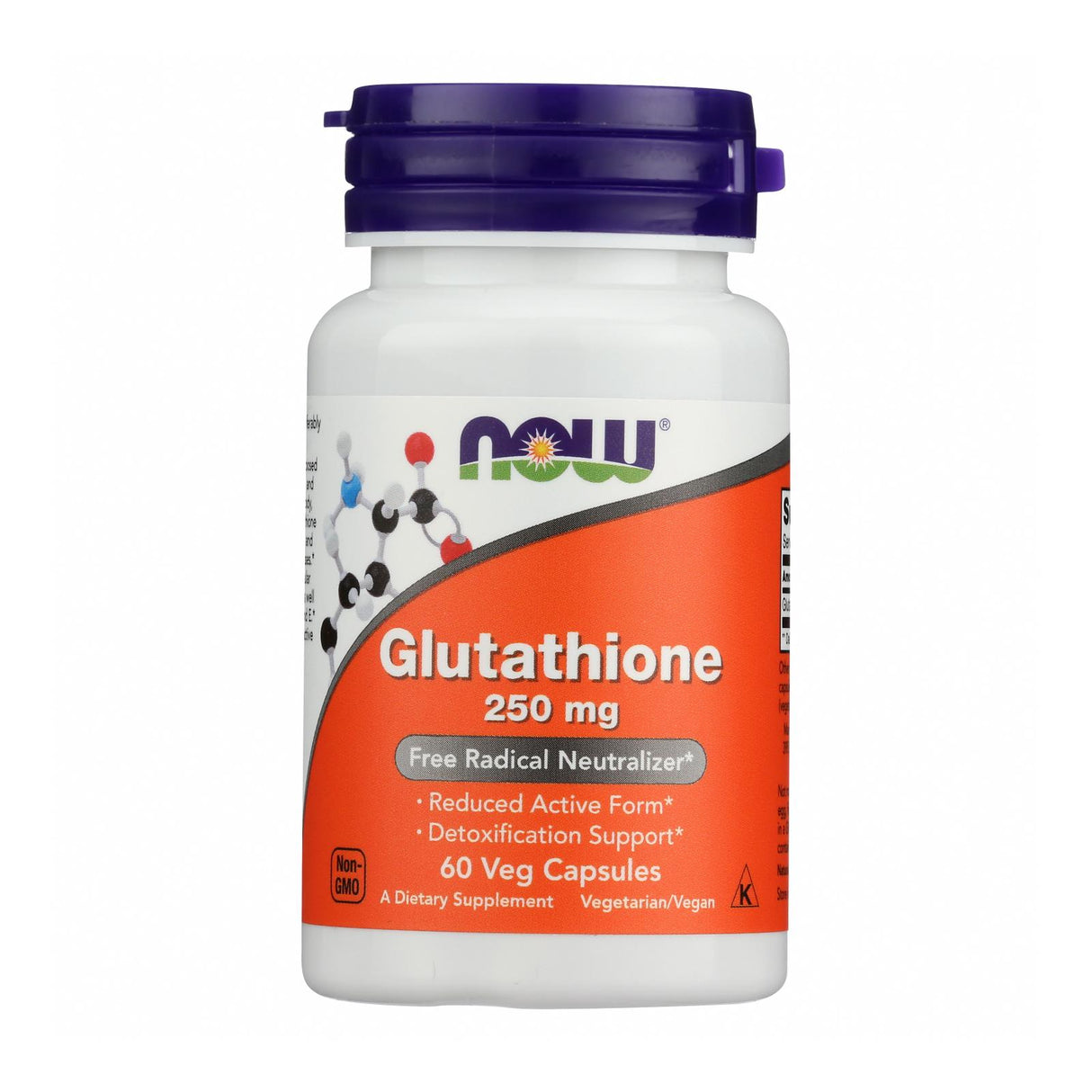 Now Foods L-Glutathione 250mg 60 Capsules - Cozy Farm