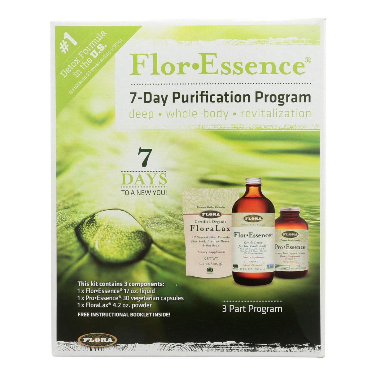 Flora 7 Day Purification Program - 1 Kit - Cozy Farm