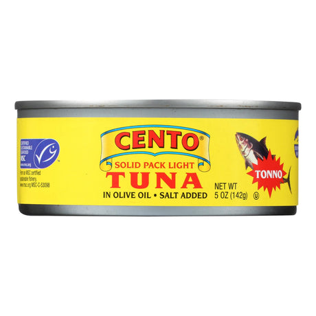 Cento Solid Pack Light Tuna - Cento Tonno - 5 Oz., Case of 24 - Cozy Farm 