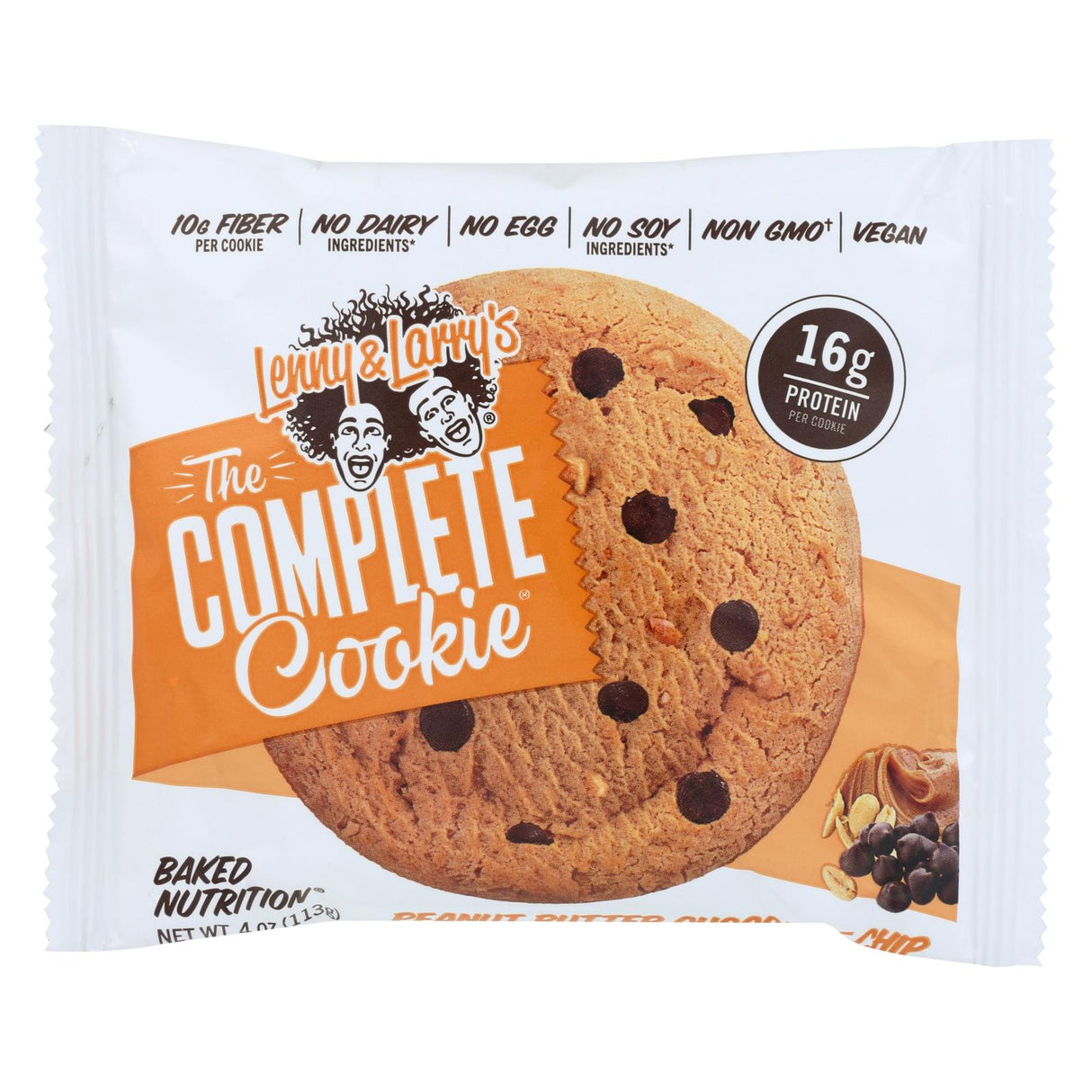 Lenny & Larry's Complete Cookie, Peanut Butter Chocolate Chip, 4 Oz (Case of 12) - Cozy Farm