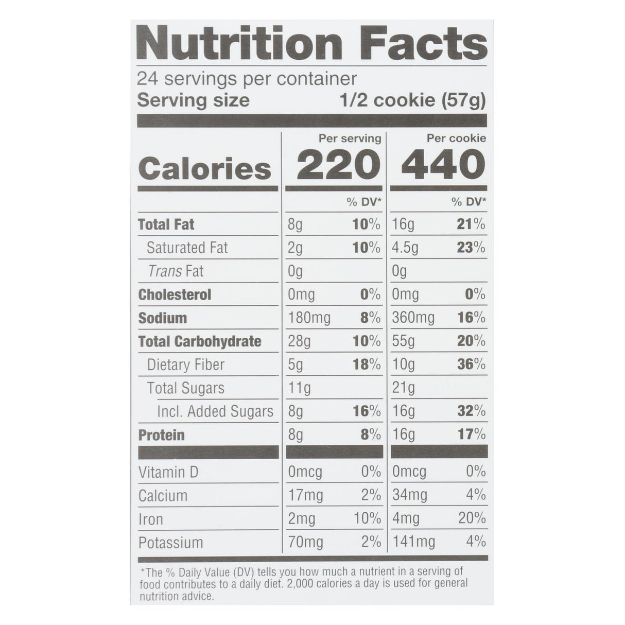 Lenny & Larry's Complete Cookie, Peanut Butter Chocolate Chip, 4 Oz (Case of 12) - Cozy Farm