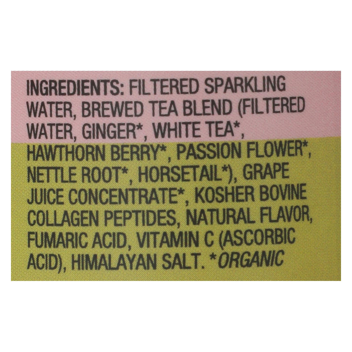 Skin-Te Effervescent Cologn Tea with White Ginger, 12 Pack x 12 Fl Oz - Cozy Farm