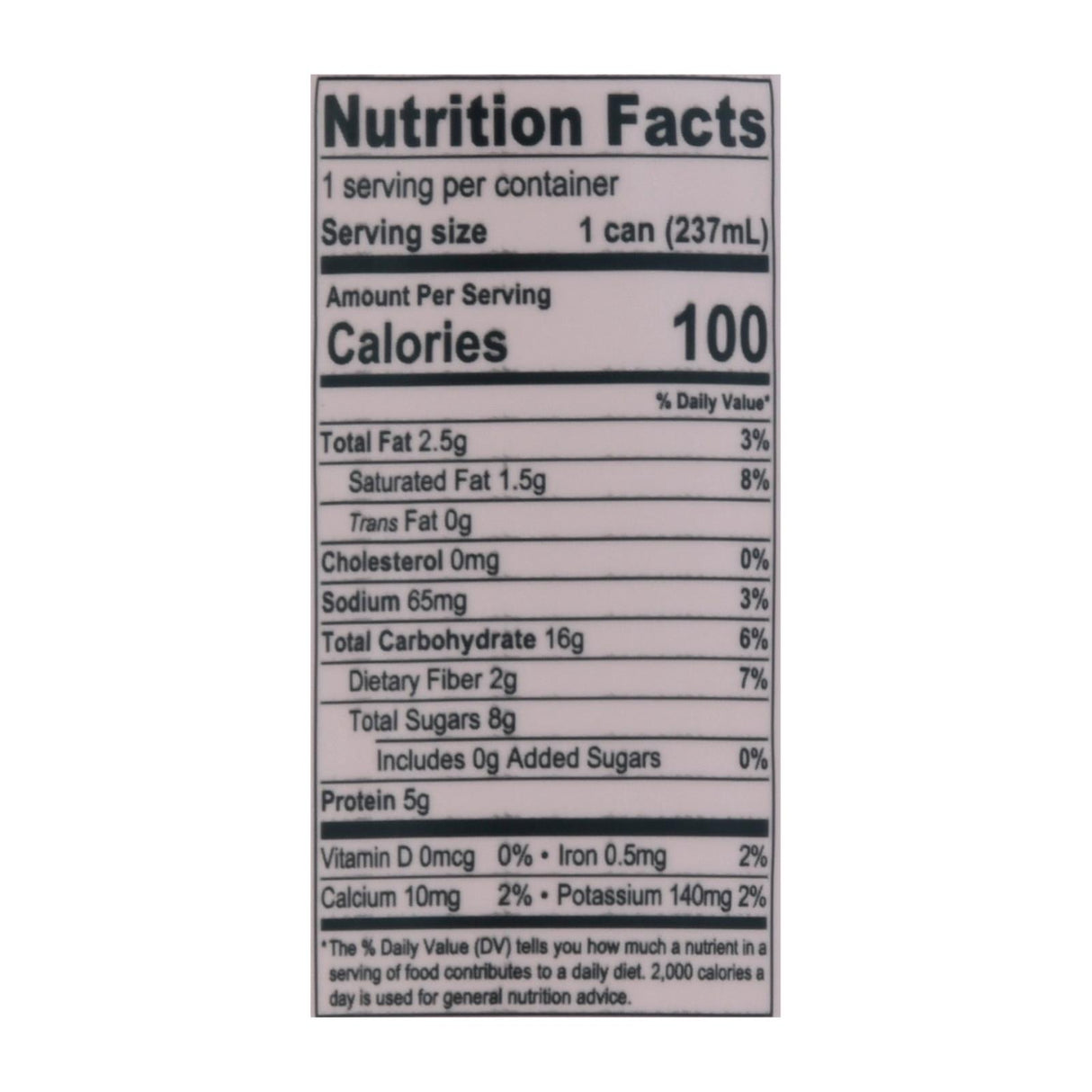 Pop & Bottle Oat Milk Latte Vanilla, Pack of 12 - 8 Oz. - Cozy Farm