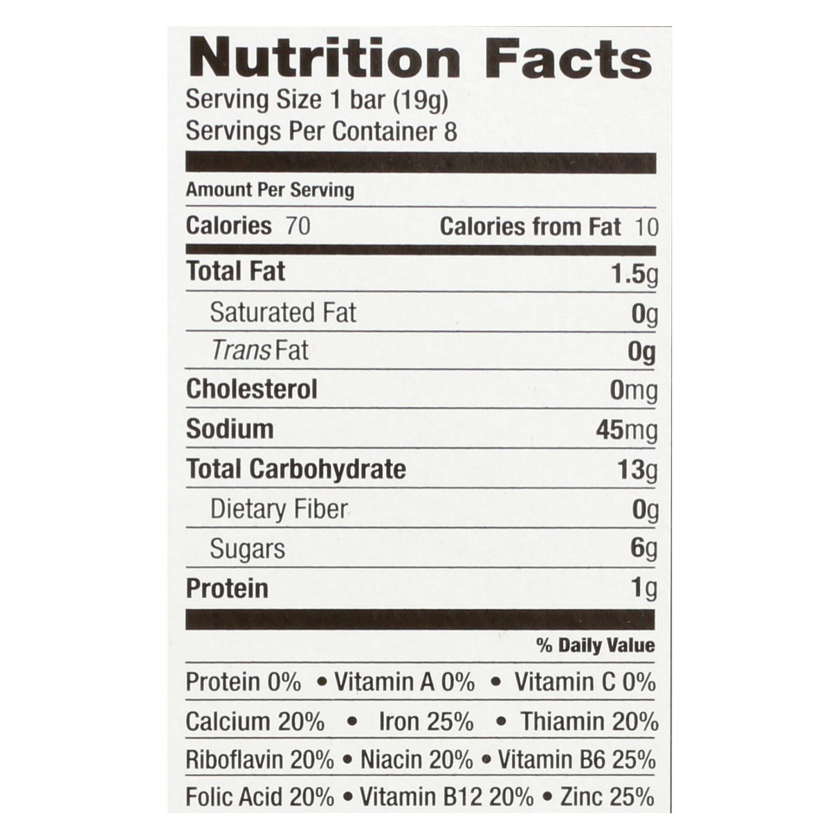 Earth's Best Sunny Days Straw Bar (Pack of 6 - 4.69 Oz Each) - Cozy Farm