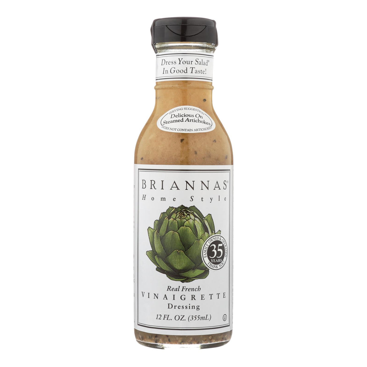 Brianna's Real French Vinaigrette Salad Dressing 6x 12 Fl Oz - Cozy Farm