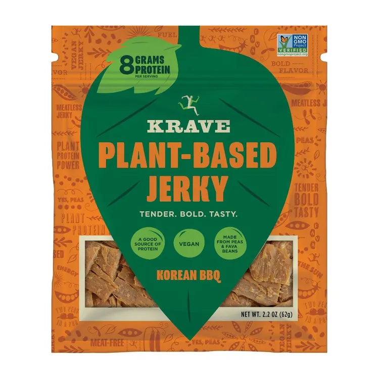 Krave Korean BBQ Plant Jerky (8 Pack) - Cozy Farm