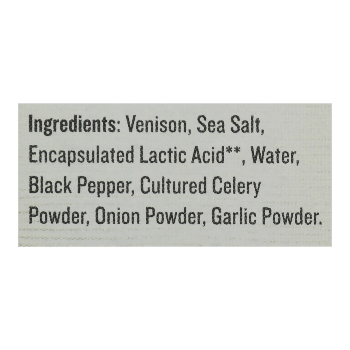 Epic Venison Sea Salt+Pepper Bar (Pack of 8 - 4.1 Oz) - Cozy Farm