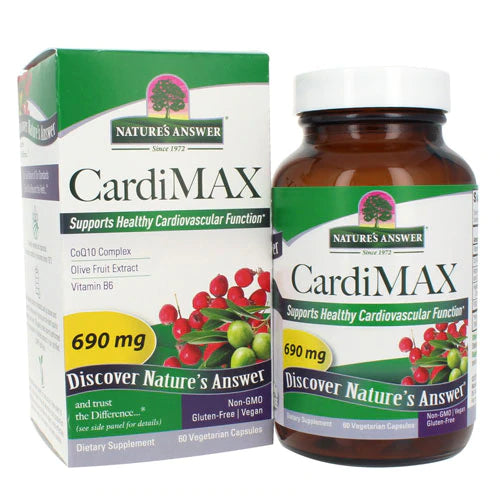 Nature's Answer Cardimax 690mg Heart Health Supplement (60 Vcaps) - Cozy Farm