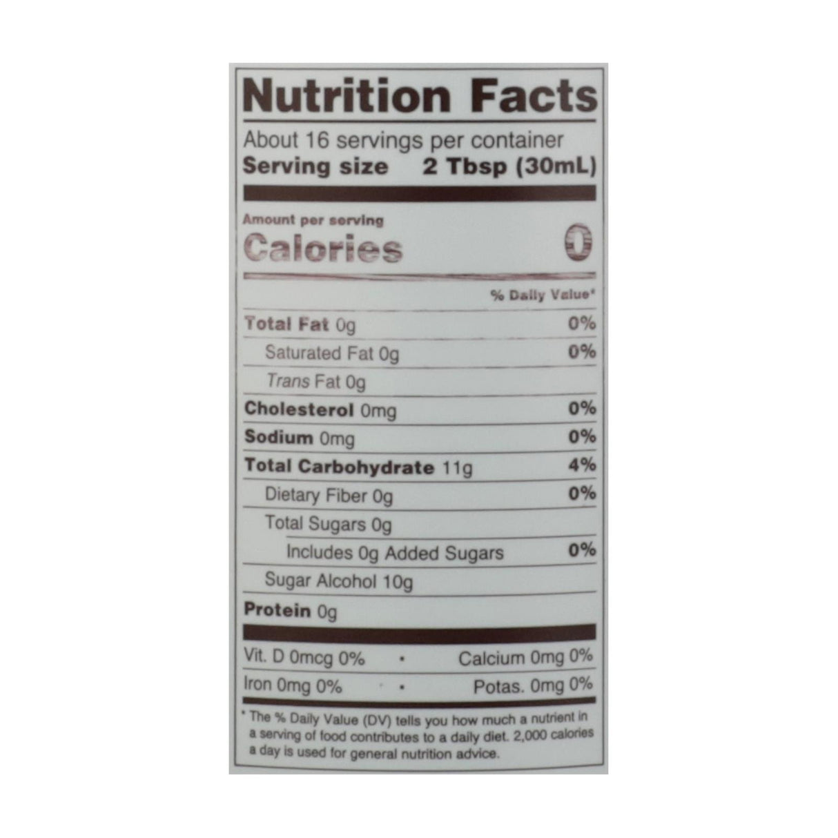 Lakanto Monkfruit Sweetener Simple Syrup Caramel (Pack of 8) 16.5 Oz - Cozy Farm