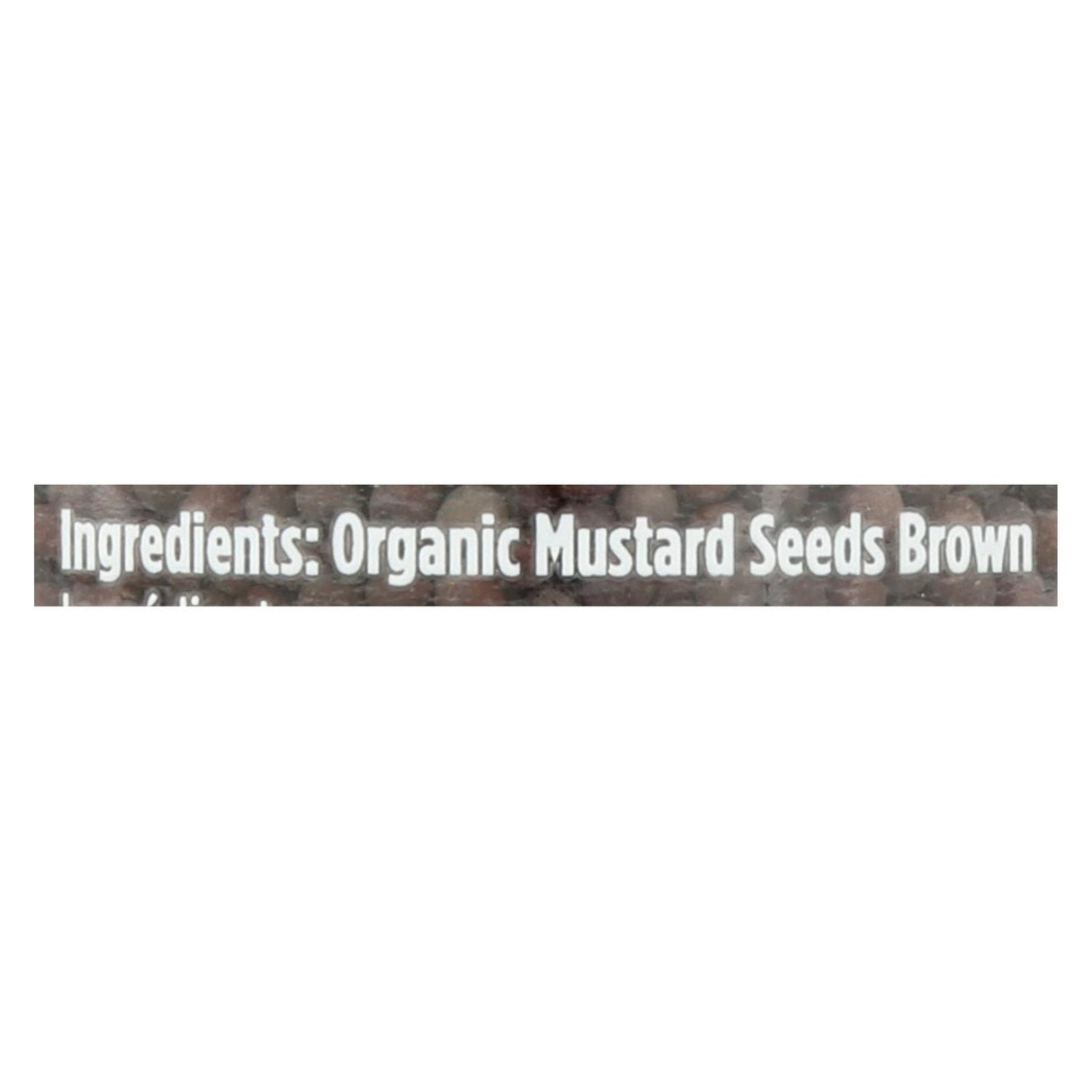 Spicely Organics Organic Brown Mustard Seed - 2.4 Oz. (Pack of 3) - Cozy Farm